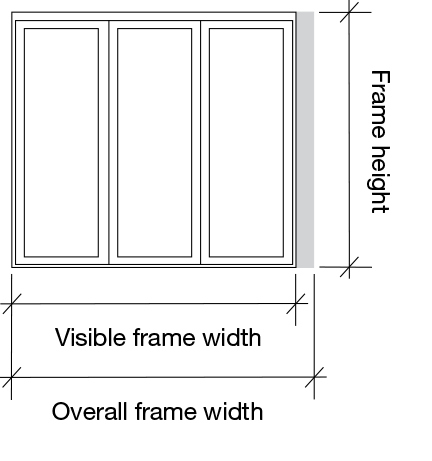 Cornerless Folding Door Diagram