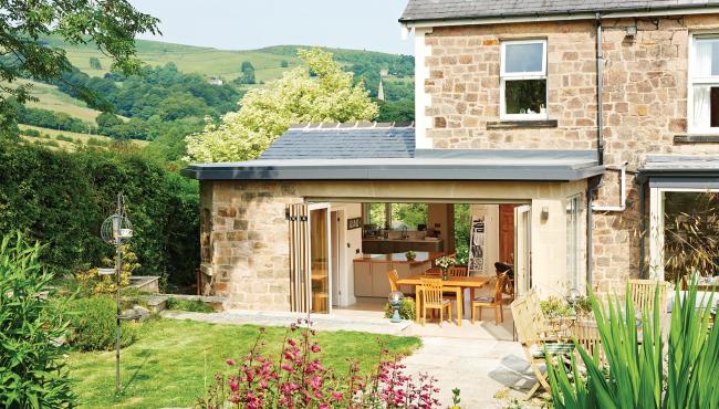 Centor bifold doors allow for expansive views