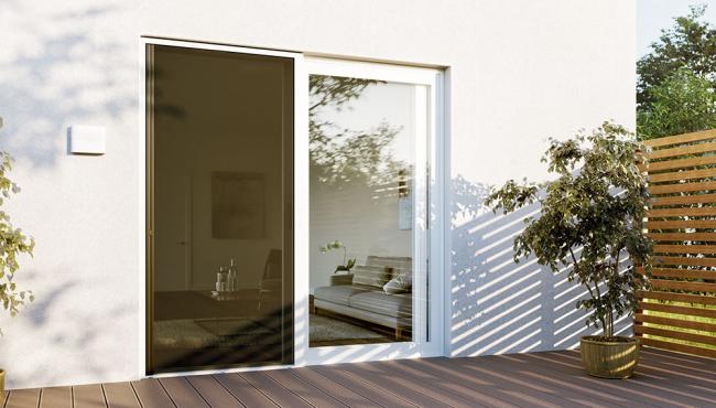 S2 Screen installed onto a sliding door